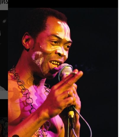 Fela Kuti performing live