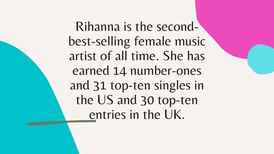 Rihanna Music Stats