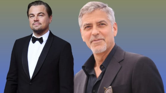 Leonardo DiCaprio and George Clooney